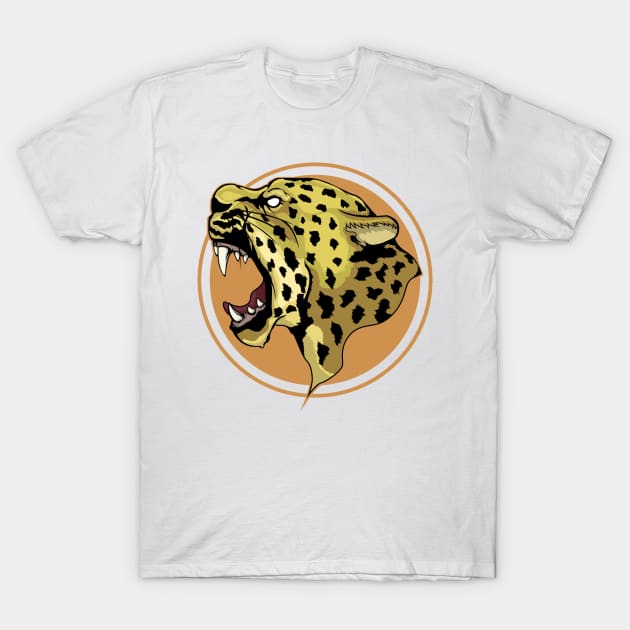 Leopard head T-Shirt by Donec